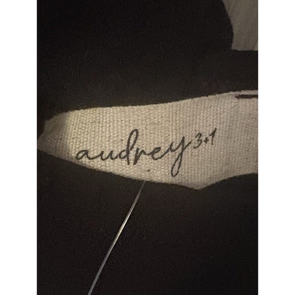 Audrey 3+1 Women Black Cutout Front Halter Midnight Hour Dress Size M Retail $51 - Picture 6 of 7